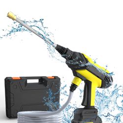 Cordless Pressure Washer, Portable Pressure Washer Battery Powered Max 692PSI, 1.2GPM with 21V 4.0Ah Rechargeable Battery, 20FT Drain Hose, Electric P