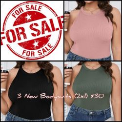 3- Brand New Bodysuits  (2xl)