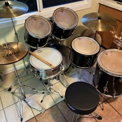 6-Piece Drum Set + Cymbals