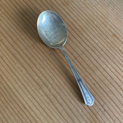 Vintage Sterling Silver Baby Spoon With CJH initials 