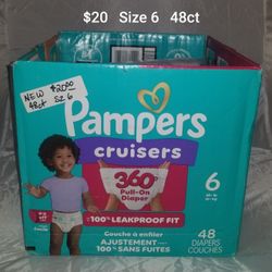 Pampers Cruisers Disposable Diapers .. NEW