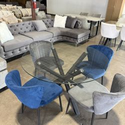 5pc Dinette Table Glass On Sale For: 