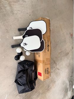 Pickle Ball Set includes Pickle Ball Net