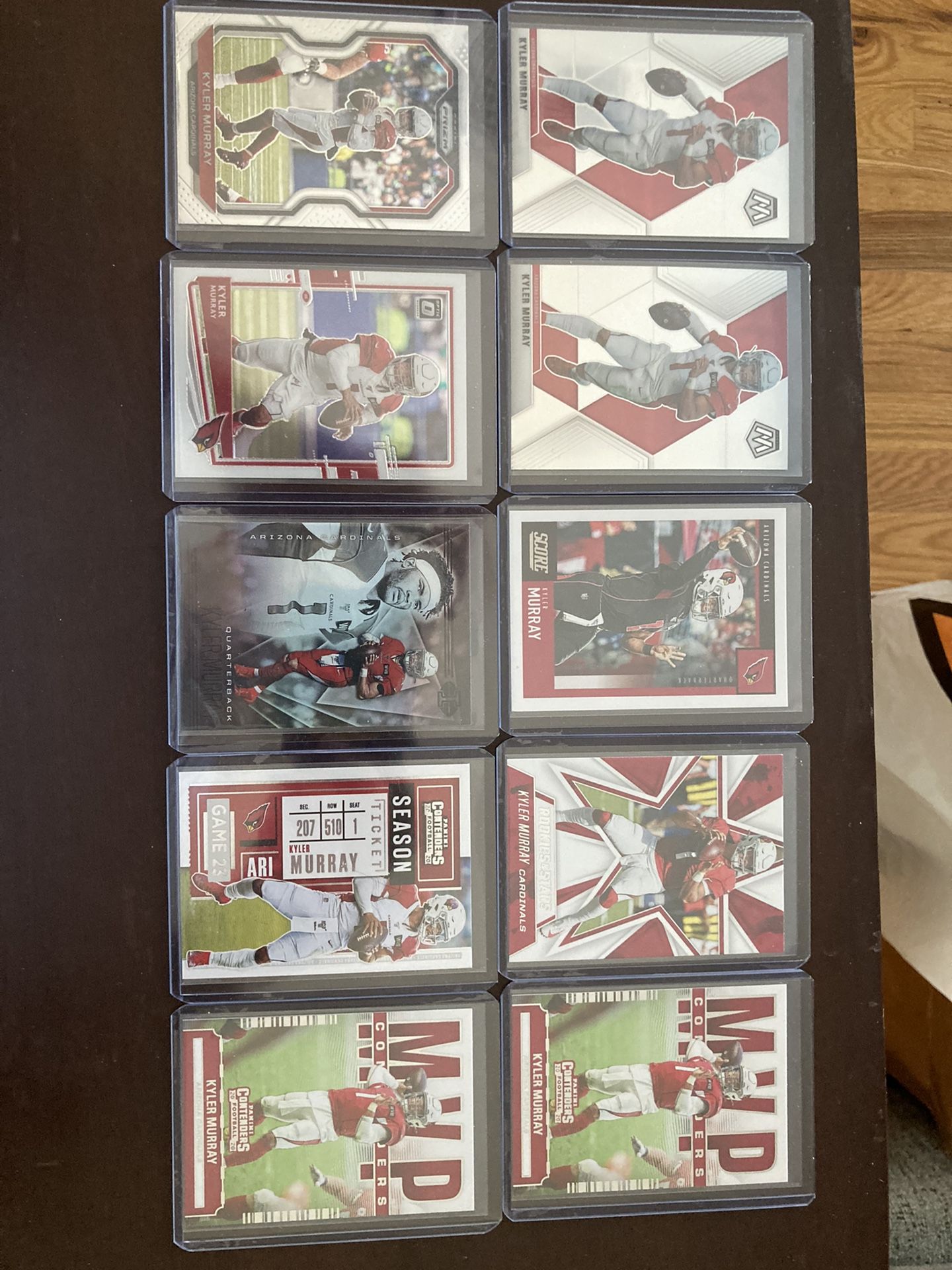Lot Of 10 Kyler Murray Cards