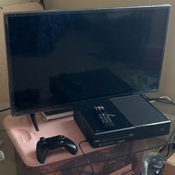 32 Inch vizo Tv And Xbox One With Remote 