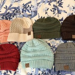 7 CC Beanies 