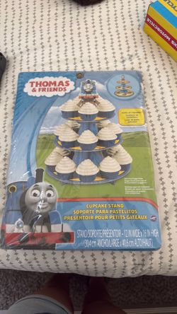Thomas and friends cupcake stand