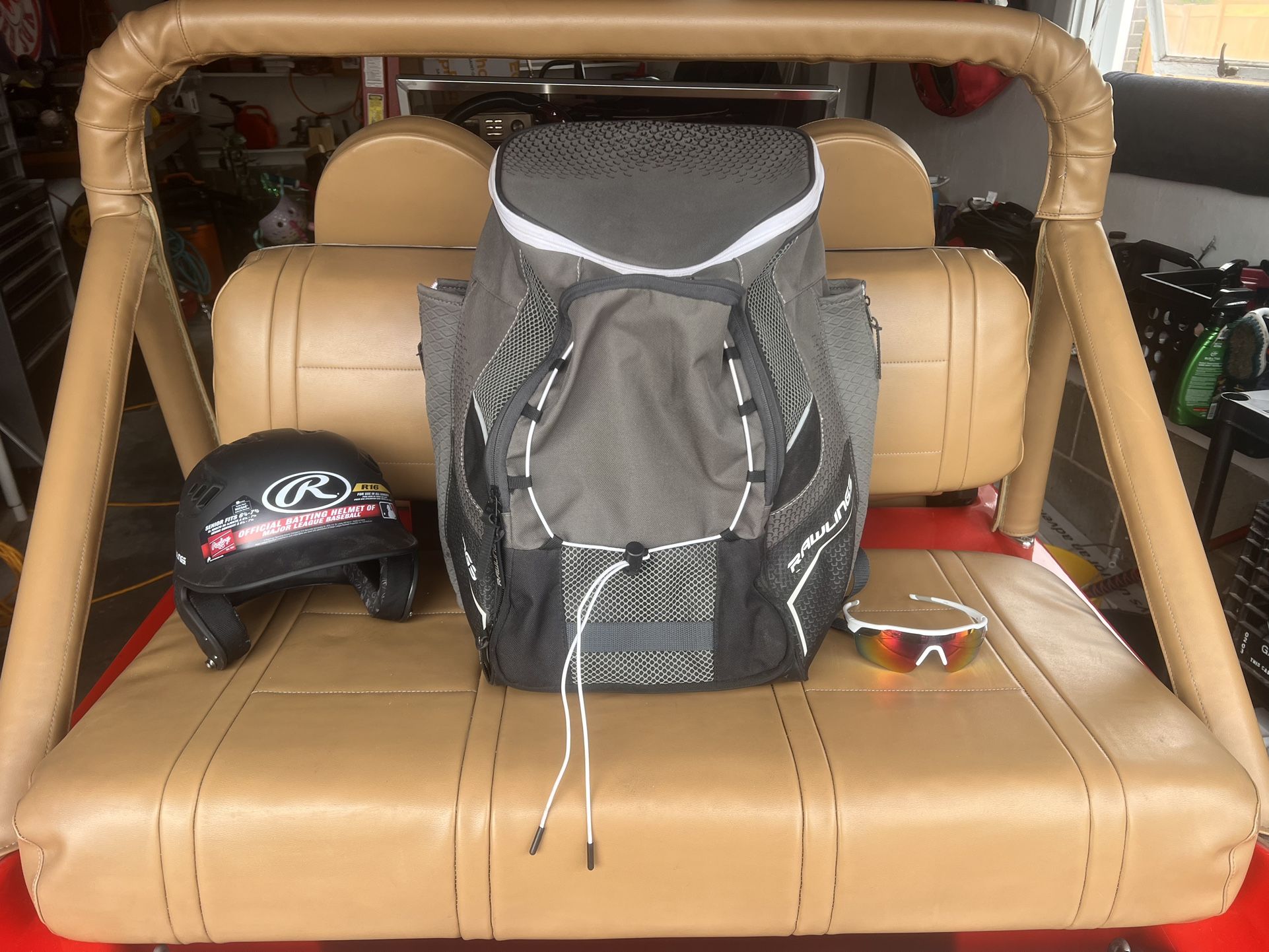 Rawlings Bat Bag And Helmet