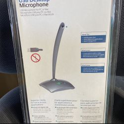 Logitech USB Desktop Microphone Model 980186-0403 New NIB