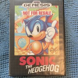 Sonic The Hedgehog For Sega Genesis