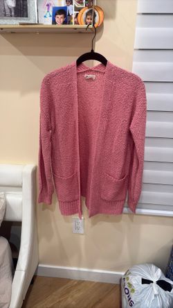 Pink Knitted Cardigan