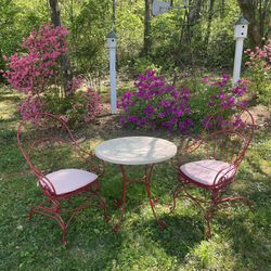 Metal Outdoor Table With Chairs