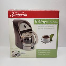 Sunbeam Tea Drop Hot Tea Maker NEW 