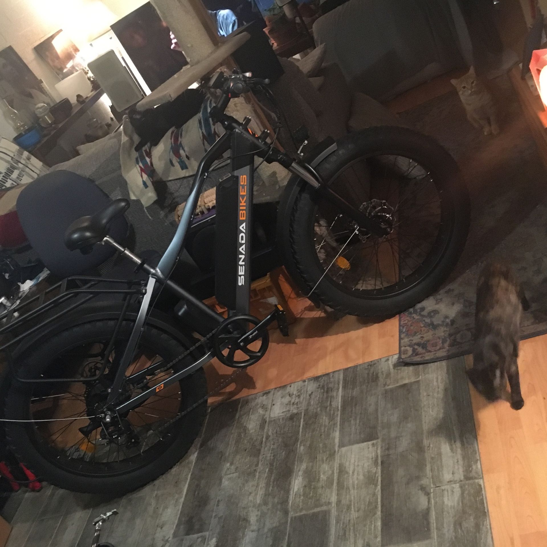 Sale! Senada Saber Pro 30+ Mph And 65 Mile Range W/1000 watt + Best In Class 95 NewtonmtrsTorque,Hybrid Between Reg Top Tube + PS Thru