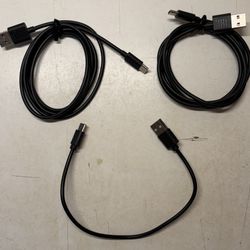 USB to USB-C Cables (3)