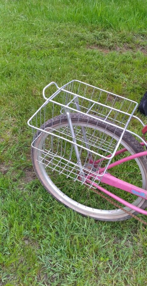 Large Heavy Duty Vintage Rear Double Bike Basket