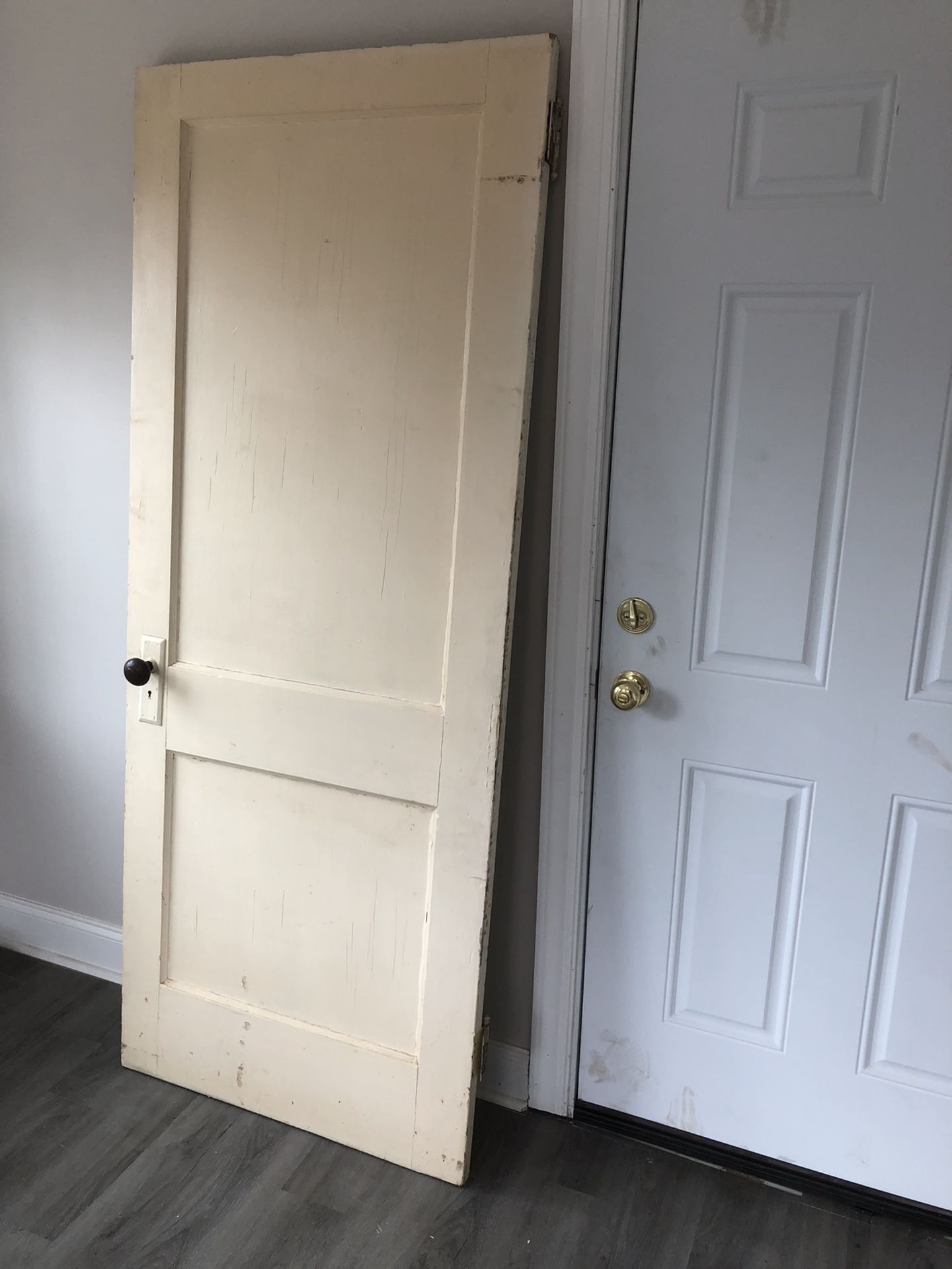 32” X 79.5” Two Panel Antique Door