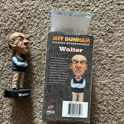 NECA Jeff Dunham “Walter” Talking Headknocker Bobble Head Figure battery include