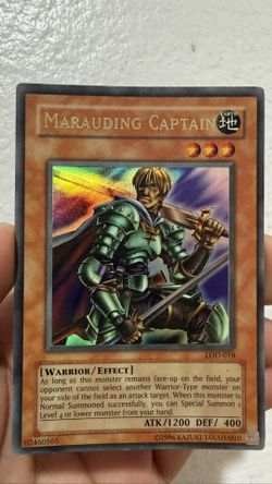 Yu-Gi-Oh  Marauding Captain LOD-018 Ultra Rare Vintage MP Condition