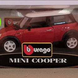 Bburago 1:18 scale Mini Cooper (reference 3379) from the Gold Collection,   $20