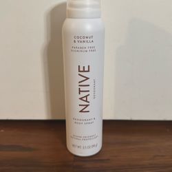 Native Deoderant And Spray