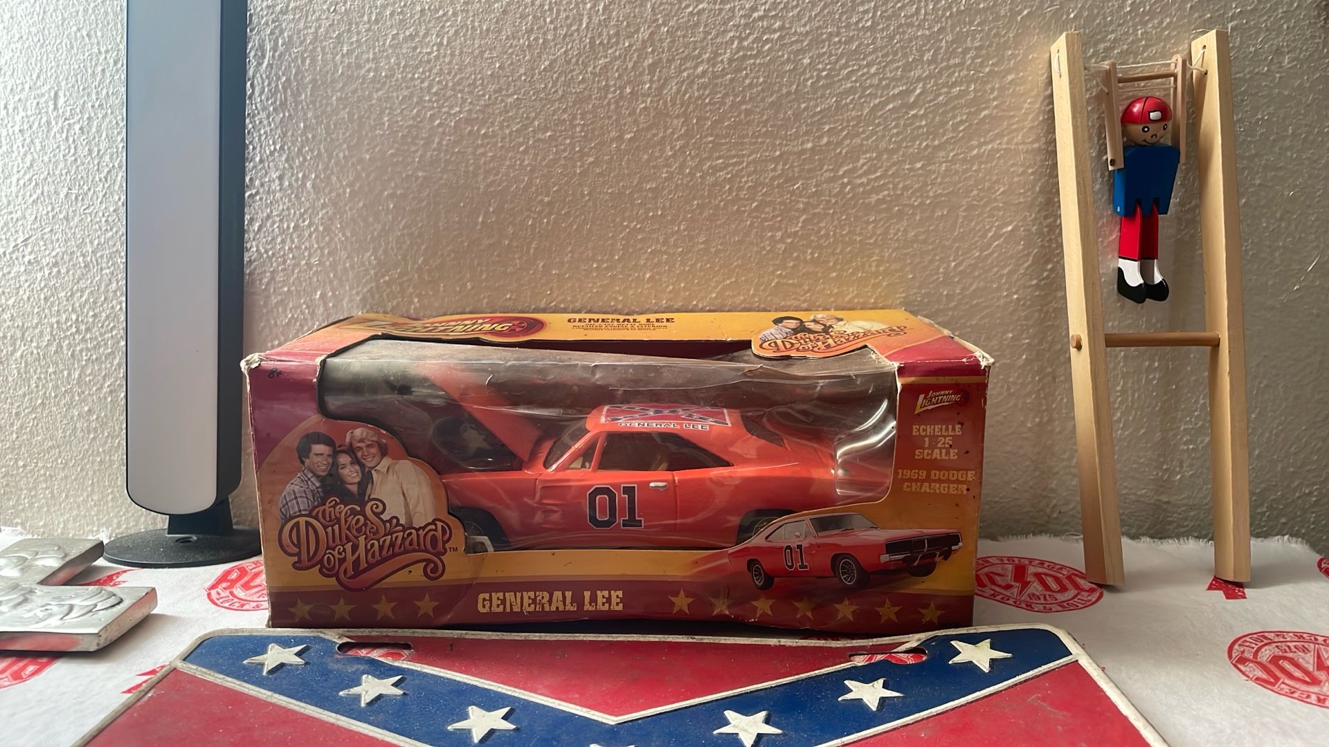 Original Dukes of Hazzard car still in package it is the first person to come out