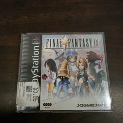Playstation Final Fantasy IX Video Game Black Label