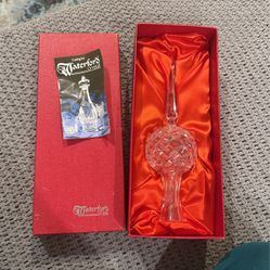 Waterford crystal tree topper With Box