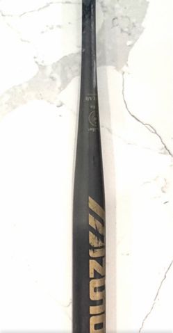 Mizuno Baseball Bat Black and Gold