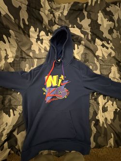 Dark Blue Nike Hoodie Size Medium