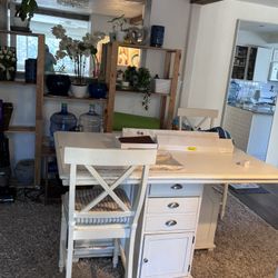Dining Table And Two Chairs 