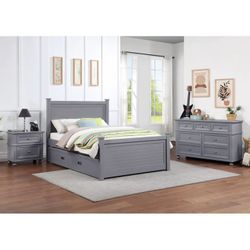 Aiden Youth Bedroom Collection, Gray