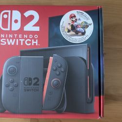Nintendo Switch 2 Console and Mario Kart World Bundle NEW 