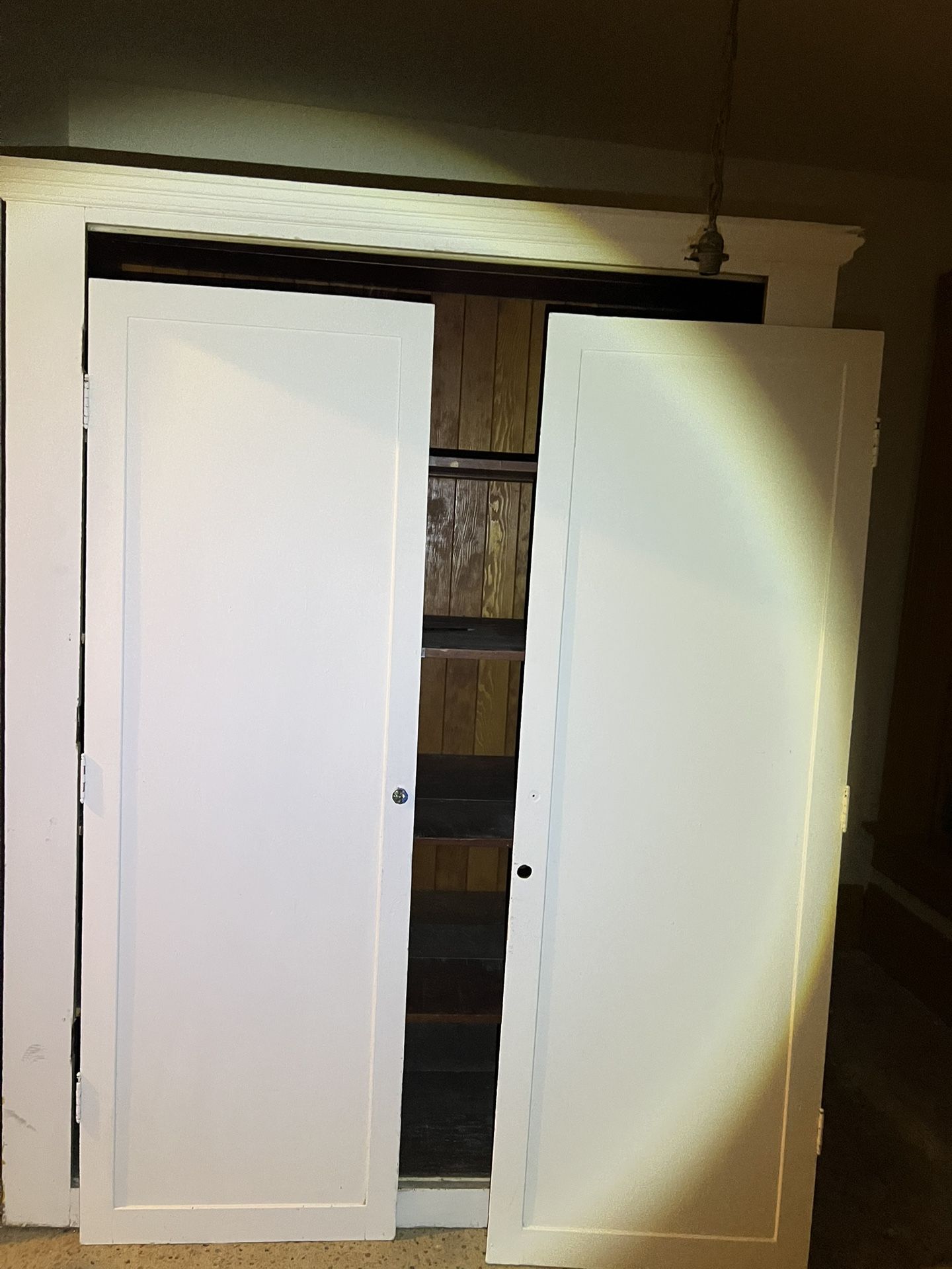 Solid wood Big Cabinet with Shelves