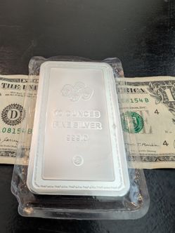 10 oz ounce silver bar