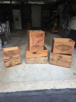 Wood Box Crates
