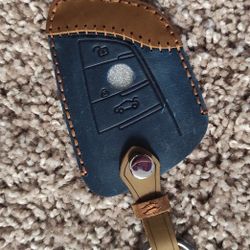 BMW smart key case, genuine leather