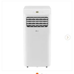 LG 6,000 (DOE) BTU 115-Volt Portable Air Conditioner Cools 250 Sq. Ft. with Dehumidifier and LCD new $170