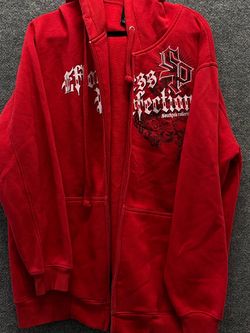 Y2K South Pole zip up  hoodie XL
