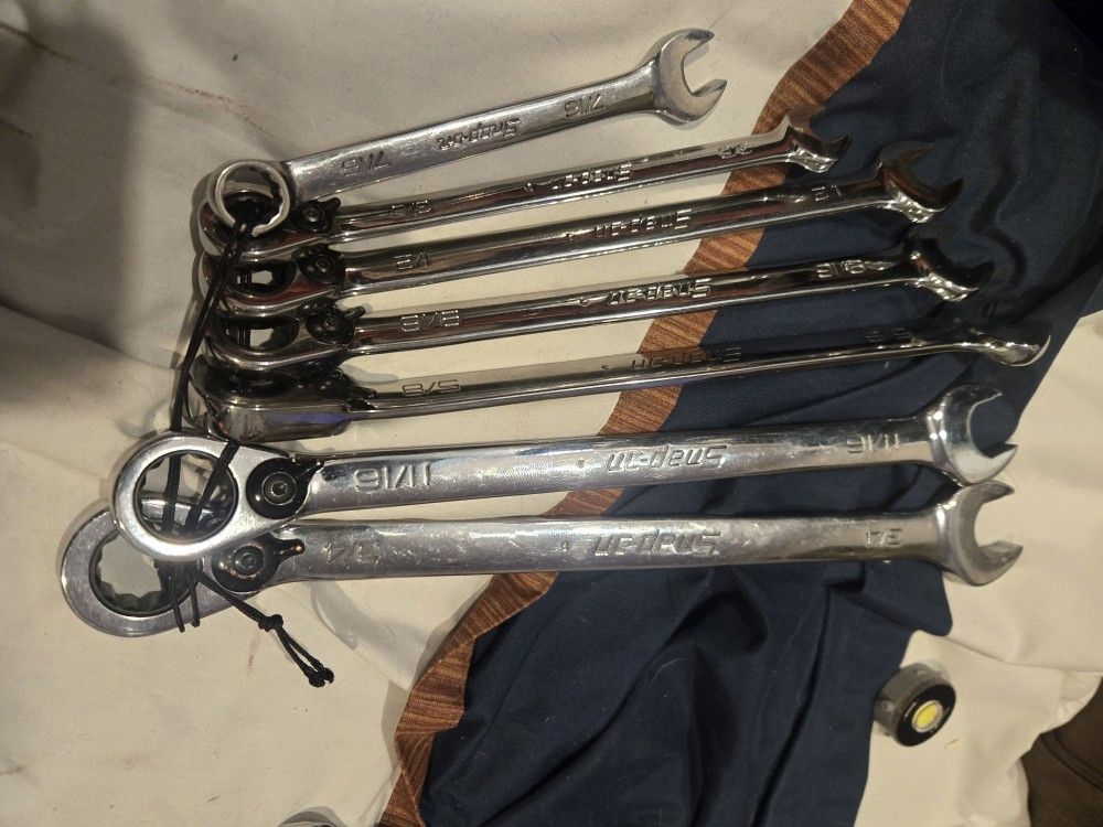 SNAP-ON SAE Ratcheting Combo Wrenches