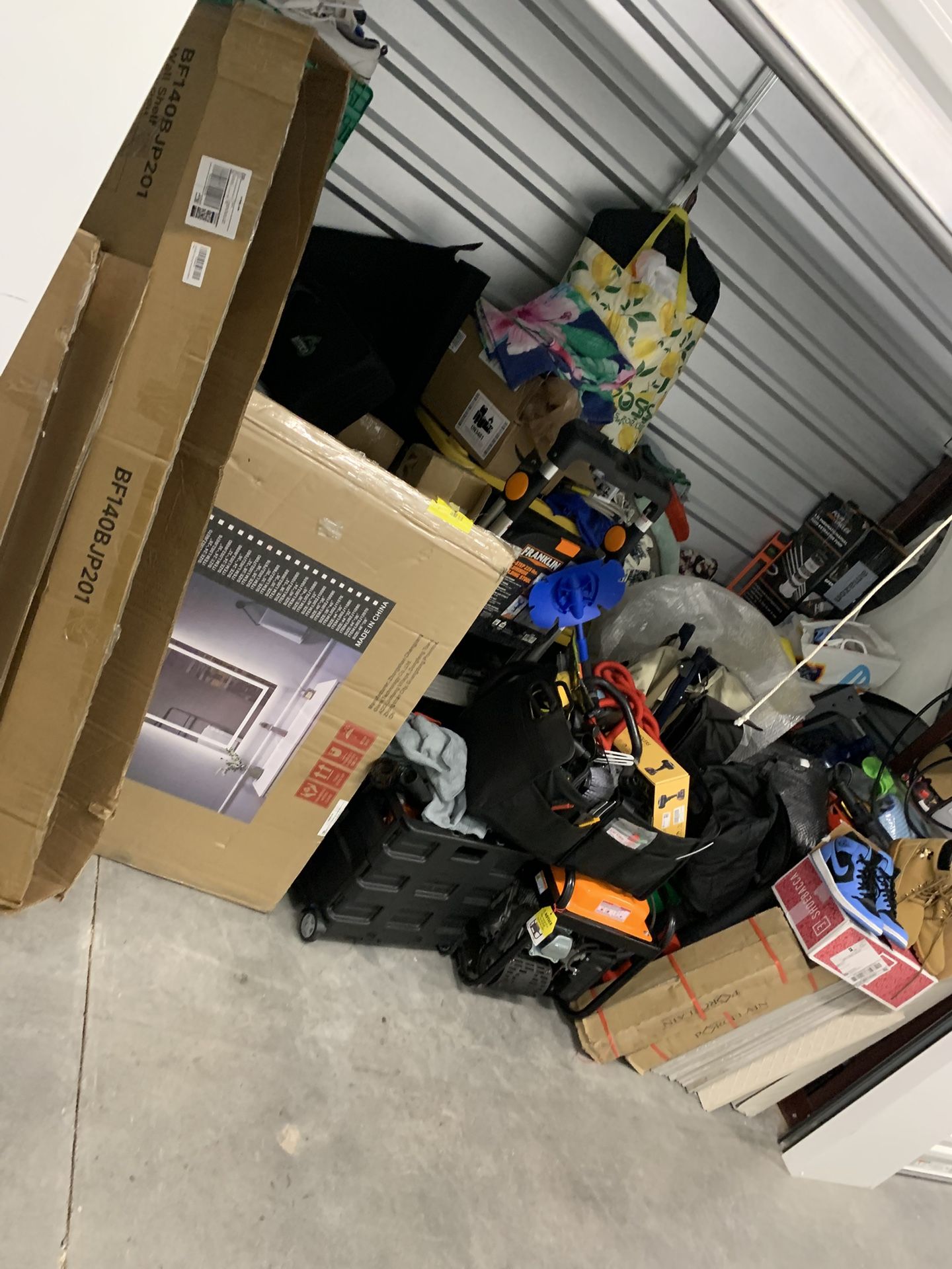 Storage Sale For Items 