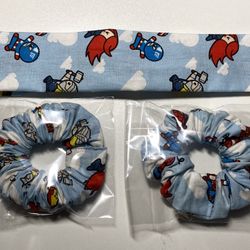 Avengers Headband and Scrunches Set