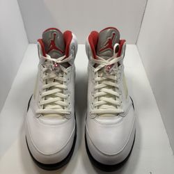 Jordan 5 Fire Red Silver Tongue (2020)
