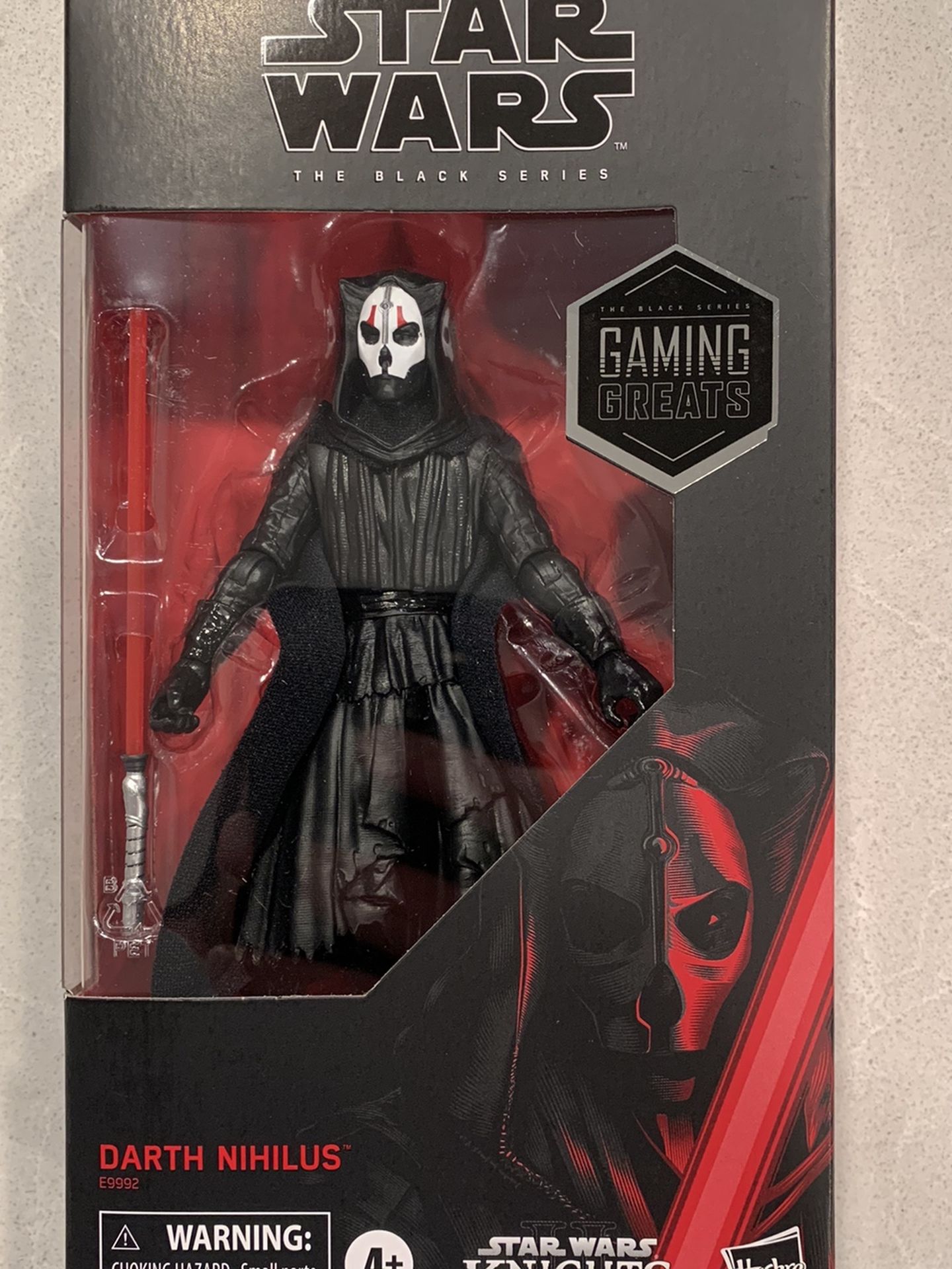 Darth Nihilus Black Series *MINT* Star Wars GameStop Exclusive Gaming Greats E9992 Knights Old Republic KOTOR