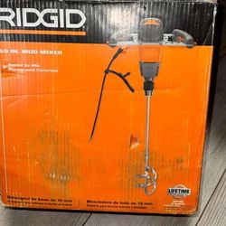 RIDGID Single-Paddle Mixer