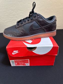 Nike Dunk Low SE Chocolate Croc Men's Size 8 DV1024-010