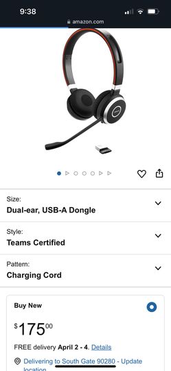 Used Excellent Condition Jabra 65 Wireless. $40