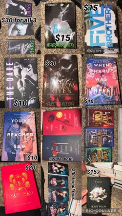 BOOKS FOR SALE!
