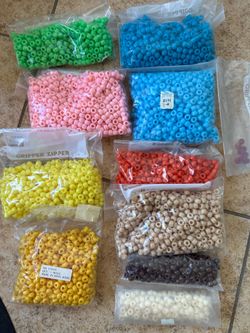 Pony beads plastic