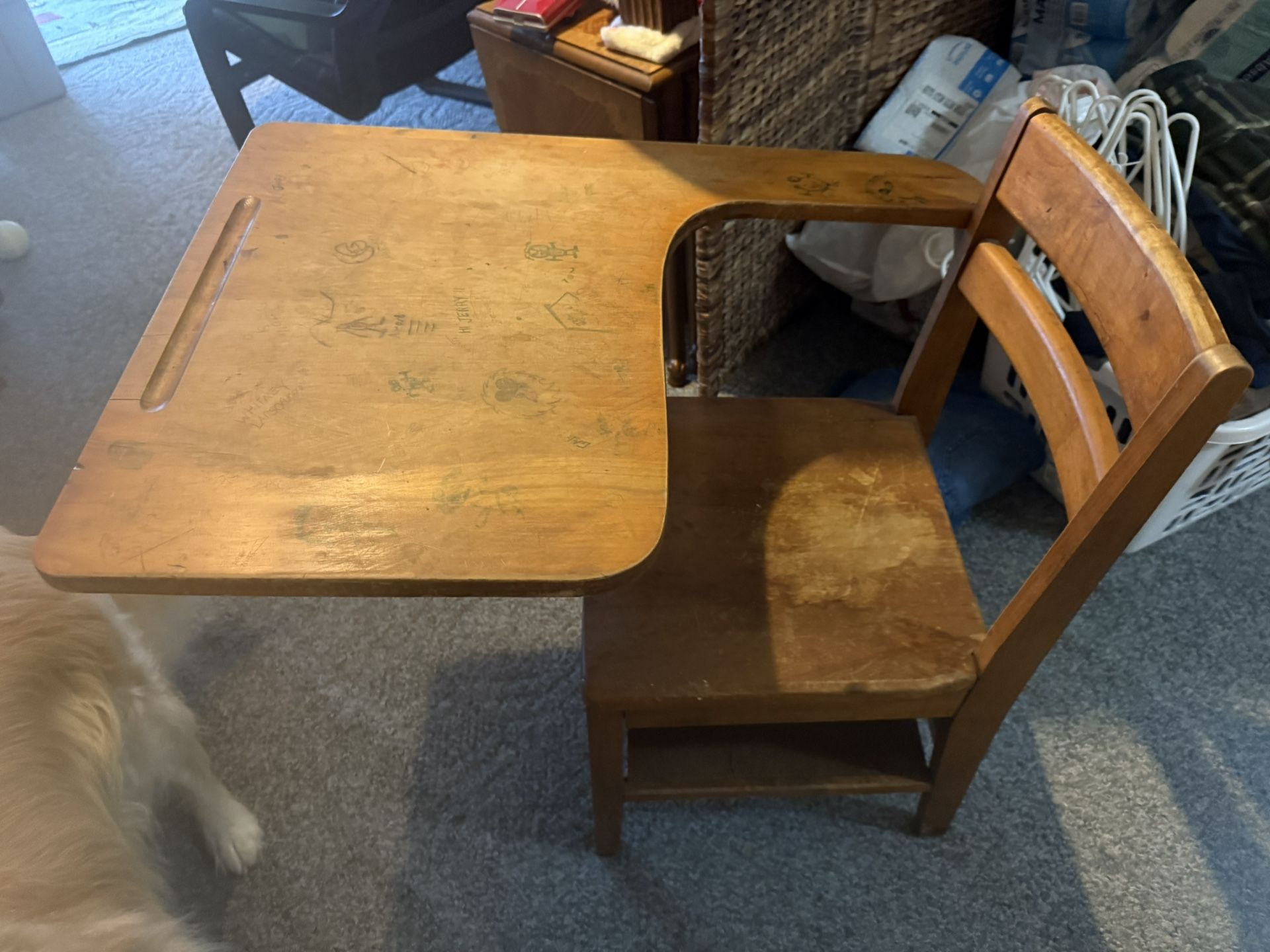 Vintage School Desk